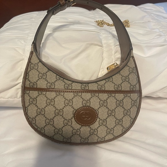 Gucci Beige and Brown Patterned Mini Bag - Picture 1 of 6